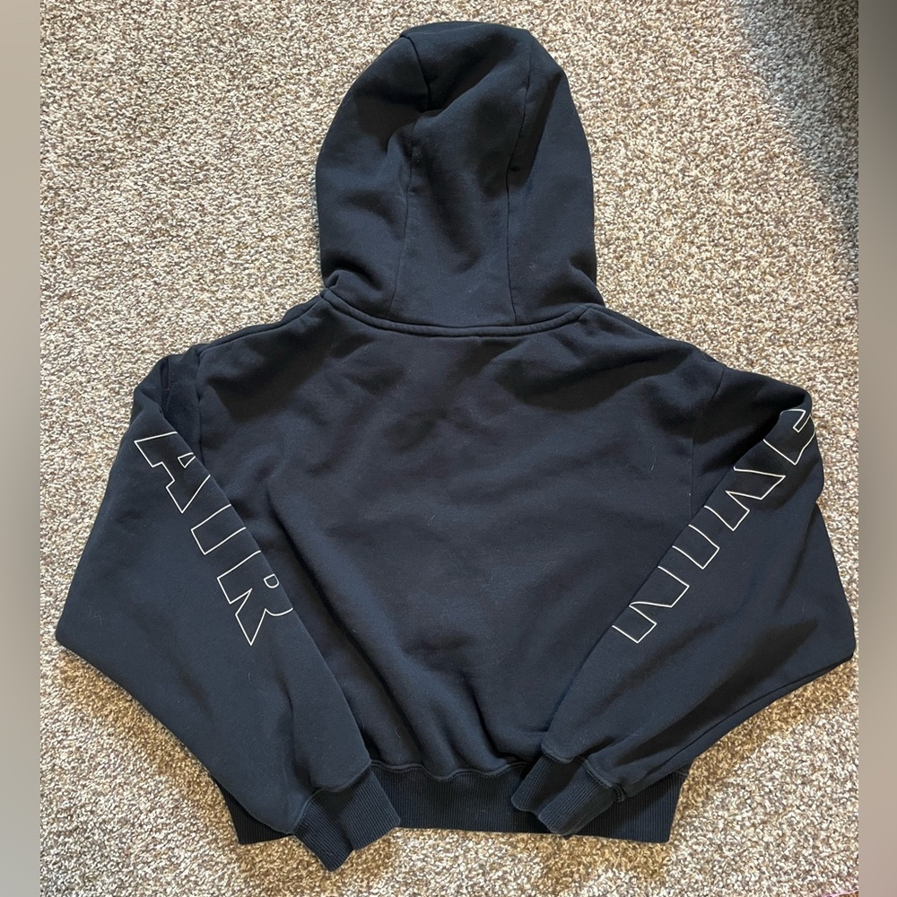 Nike Air Cropped Black Zip-Up Hoodie Women’s XS - Picture 5 of 5
